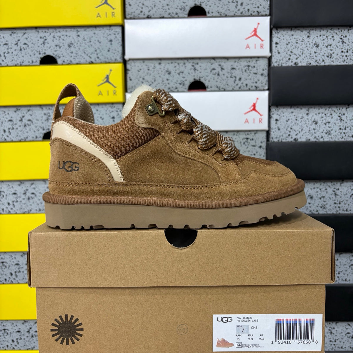 UGG Chunky Lace-Up Sneakers – Chestnut | 14403211