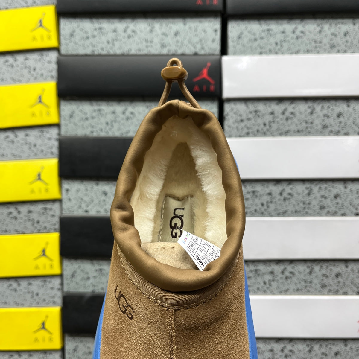 UGG Chunky Slip-On Shoes – Chestnut & Blue