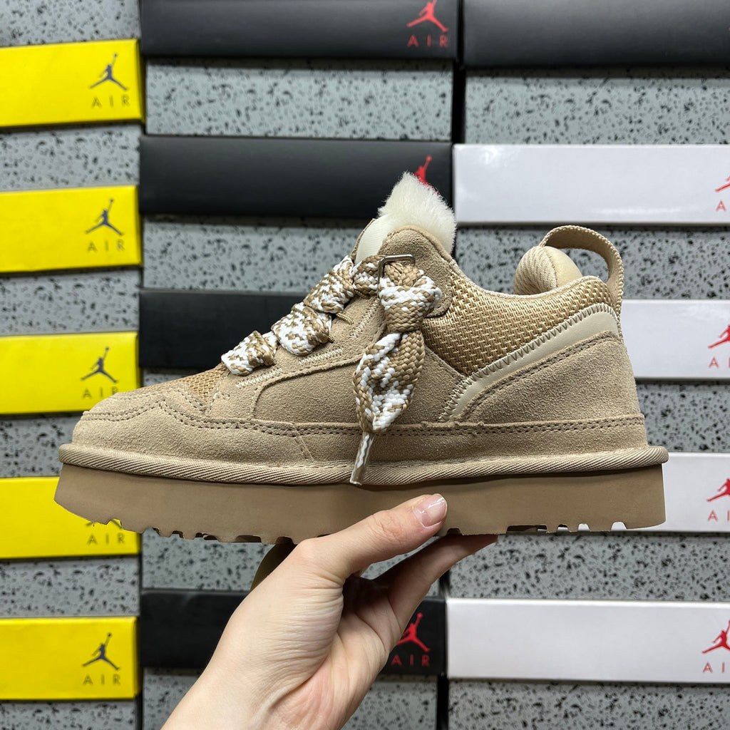 UGG Lowmel Lace-Up Shoes – Sand