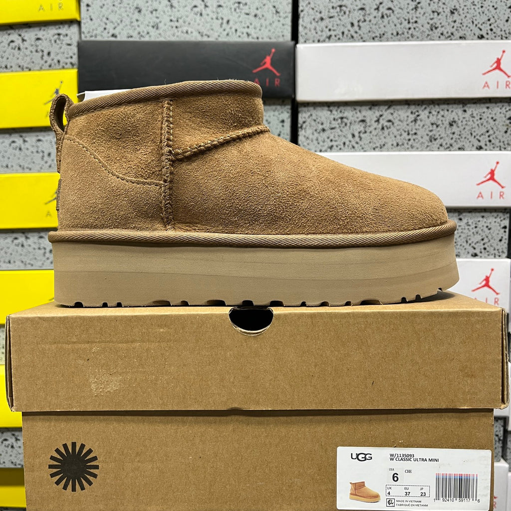 UGG Ultra Mini Platform Boots – Chestnut