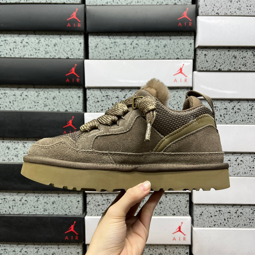 UGG Lowmel Lace-Up Shoes – Smoky Brown