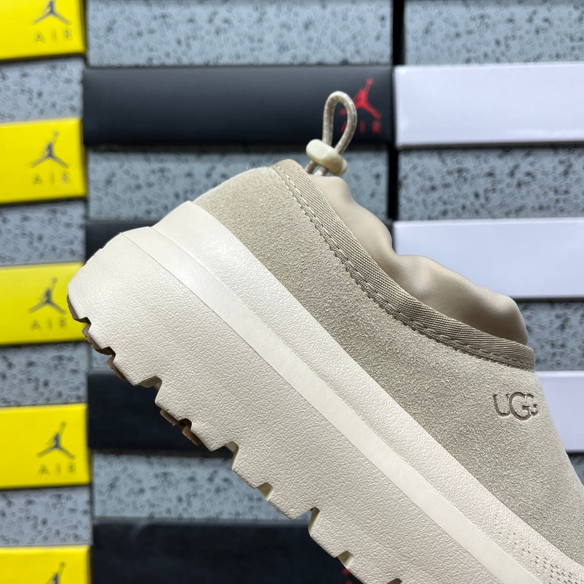 UGG Chunky Slip-On Shoes – Mustard Seed & Cream