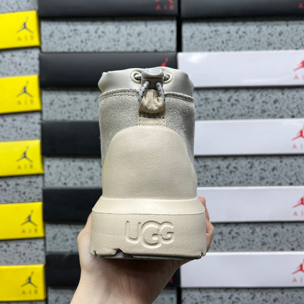 UGG Neumel Lace-Up Boots – Grey & Cream
