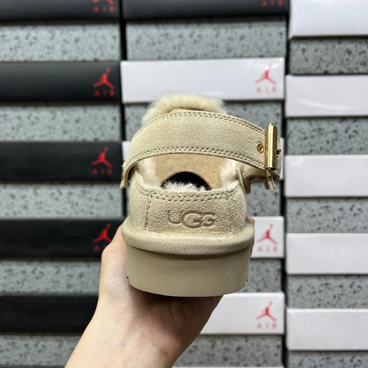 UGG Buckle-Strap Clogs – Mustard Seed
