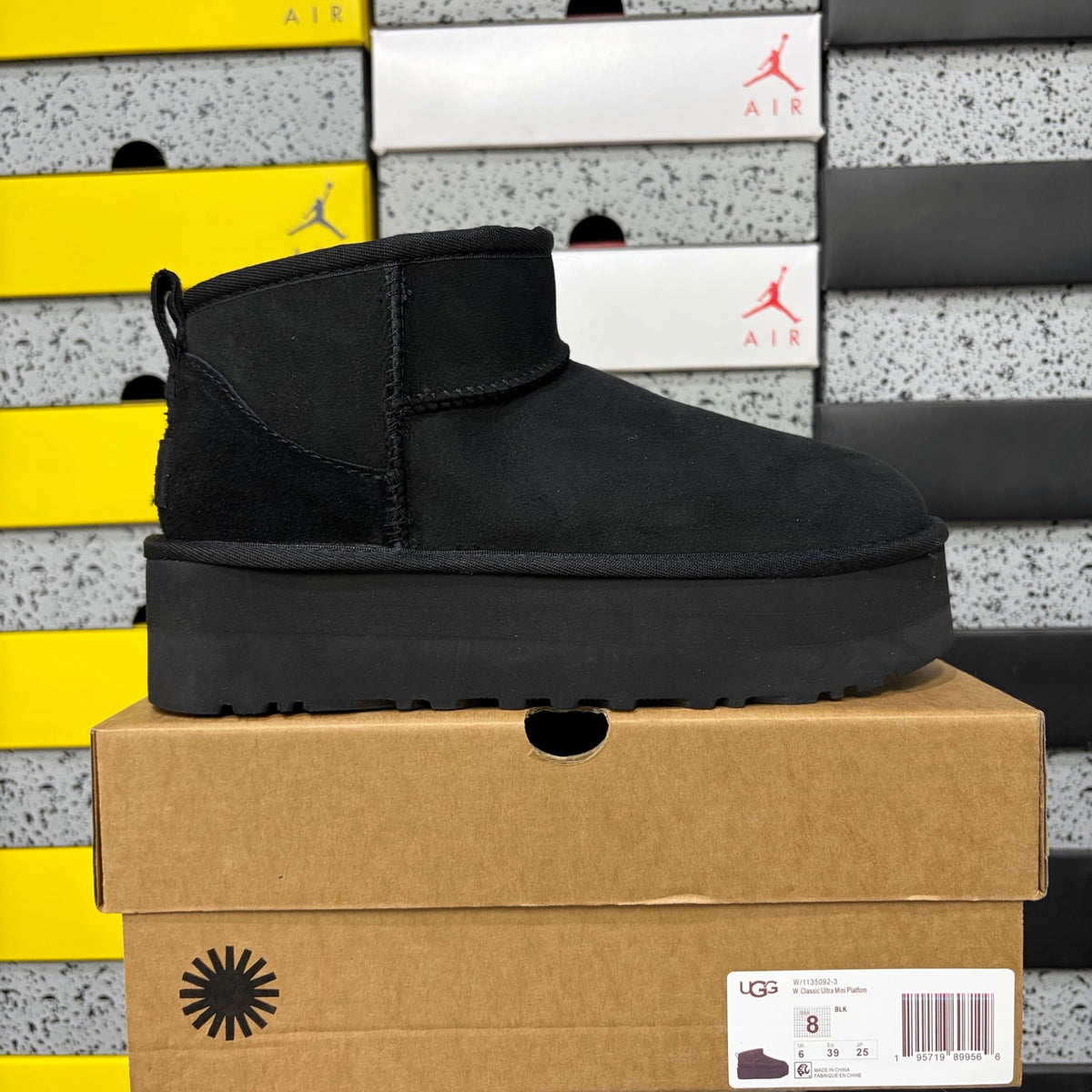 UGG Ultra Mini Platform Boots – Black, 3 cm