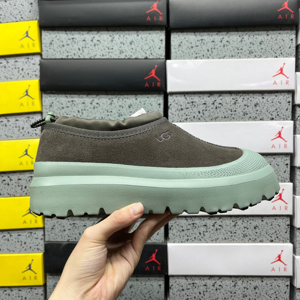 UGG Chunky Slip-On Shoes – Dark Brown & Mint Green