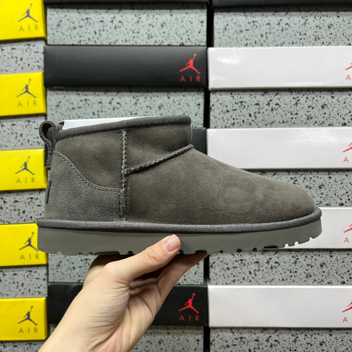 UGG Classic Ultra Mini Boots – Grey